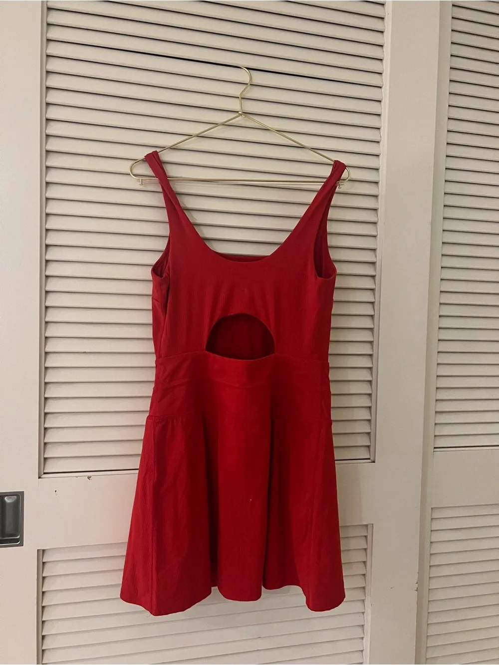 JoyLab Red Ribbed Tank Dress - Picture 2 of 5
